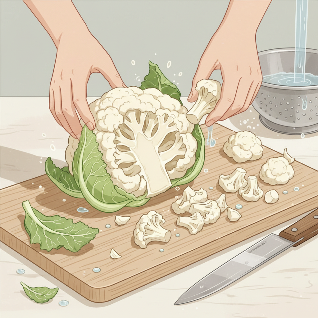 Как правильно подготовить цветную капусту — иллюстрация к статье «как вкусно приготовить цветную капусту рецепт»